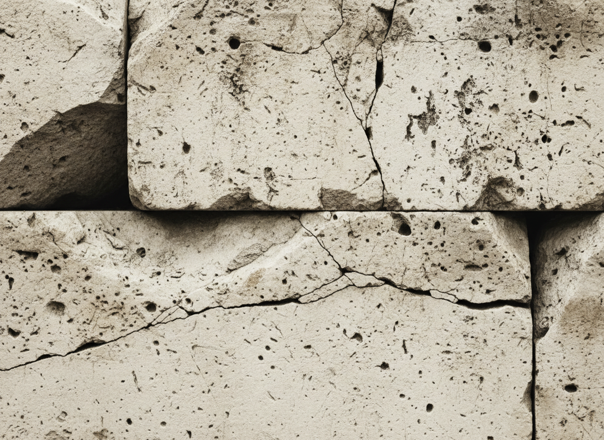 Weathered stone columns — the ancient architecture of enduring structures.